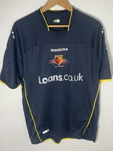 Watford 2006 125 Years Football Soccer Jersey EPL Size XL Diadora King #9 - Picture 1 of 12