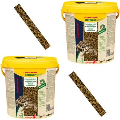 20 Liter sera reptil Professional Herbivor - Leguane, Schildkröten... 2 x 10 Ltr - Bild 1 von 3
