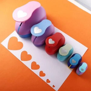 Heart-shaped Hole Punch Paper Punches DIY Embossing Punches Scrapbooking Machine - Picture 1 of 12