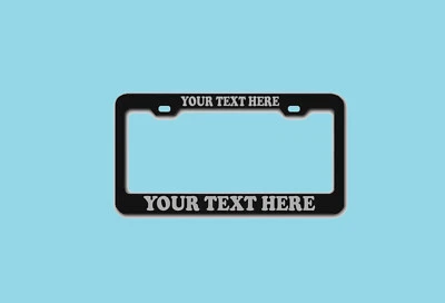 ENGRAVED Chrome License Plate Frame - Shine Bright on the Road - Image 1 of 4