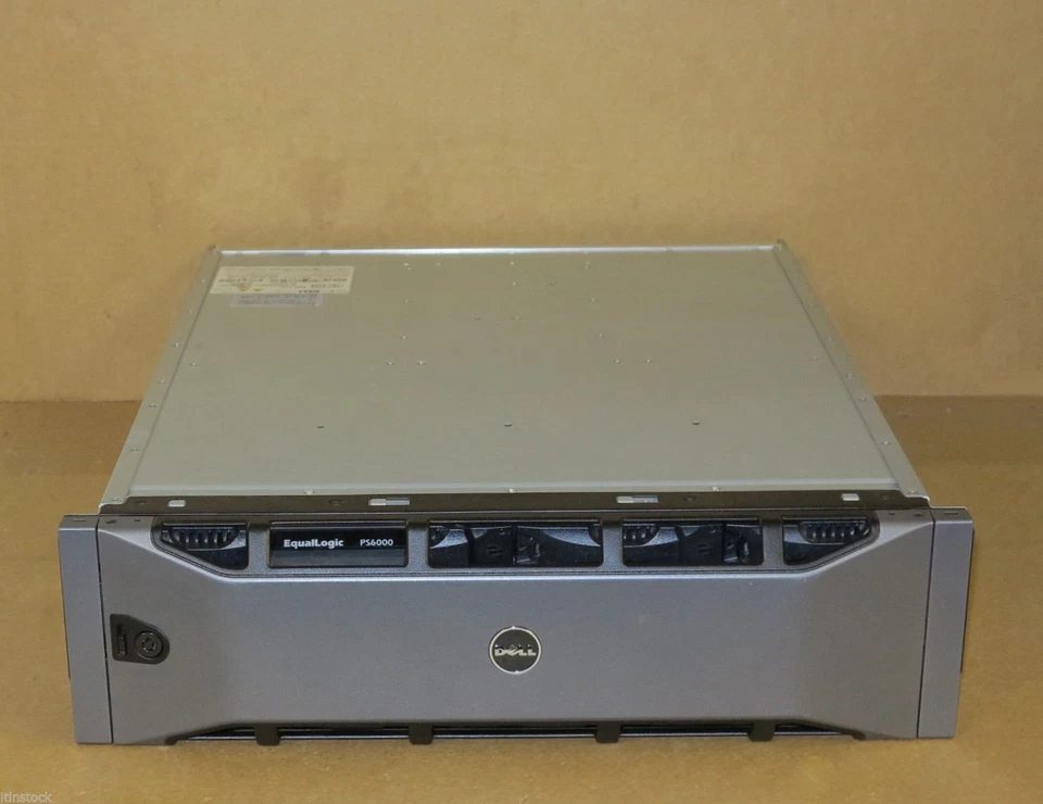 Dell EqualLogic PS6000XV Virtualized iSCSI SAN Storage Array 9.6TB ( 16x 600GB ) - Image 1 of 3