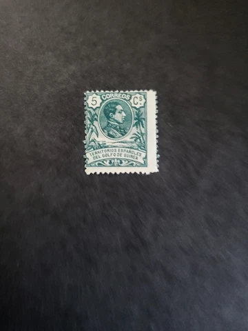 Stamps Spanish Guinea Scott 87 hinged Cover
