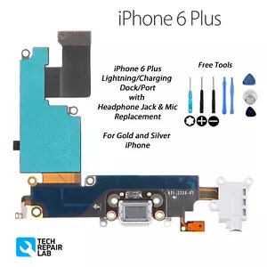 NUOVO connettore iPhone 6 Plus porta dock di ricarica jack cuffie con strumenti - Foto 1 di 4