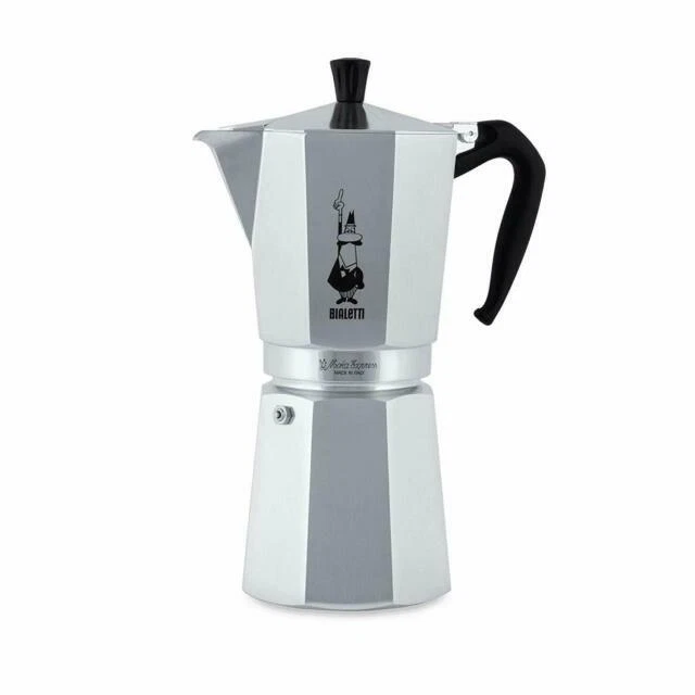 Bialetti Moka Express Caffettiera in Alluminio da 18 Tazze (0001167)