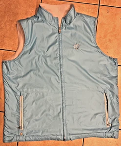 Peter Millar Vest Mens XL Blue Gray Crown Crafted Thermal Reversible Oak Hill CC - Picture 1 of 8