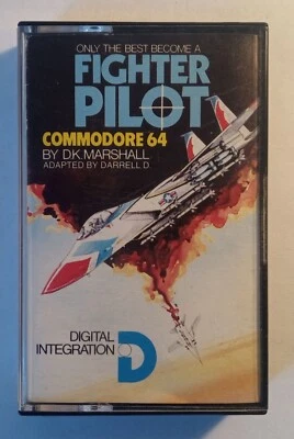 FIGHTER PILOT - Digital Integration - Commodore 64 C64 C128 - TESTED See photos - Image 1 of 4