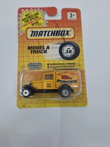 Matchbox Vintage Model A Ford Van Die Cast Metal MB 38 Yellow New In Box - Picture 1 of 3