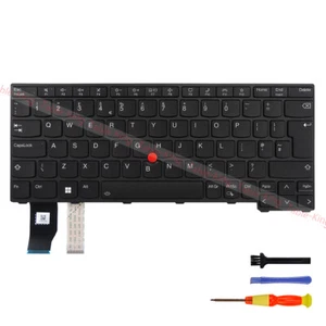 UK Tastatur mit Hintergrundbeleuchtung für Lenovo Thinkpad L13 Gen4 (Typ 21FG 21FH 21FN 21FQ) - Bild 1 von 5