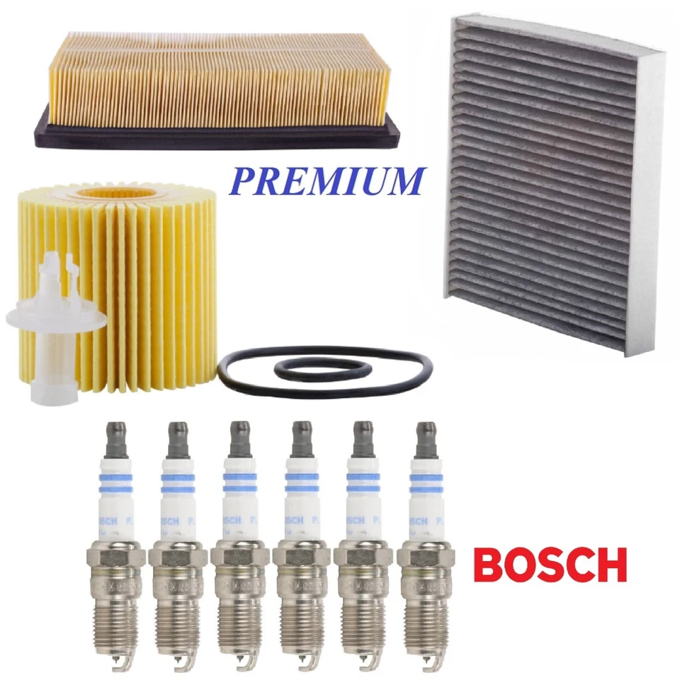 Kit de puesta a punto filtros de aceite cabina de aire bujías para LEXUS RX450h V6 3,5 L 2016-2022 Foto 1 de 1
