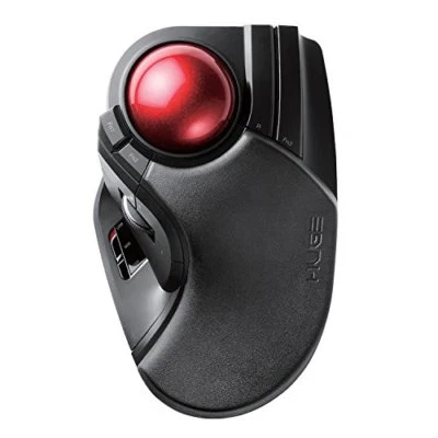 New ELECOM Trackball mouse wireless 8 button Black M-HT1DRBK - Image 1 of 4