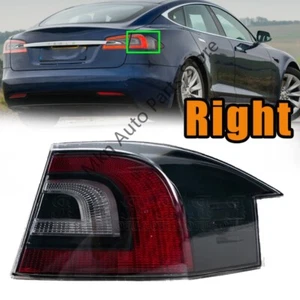 Right Side LED Rear Tail Light Brake Stop Lamp For Tesla Model S 2016 2017-2020 - Picture 1 of 13