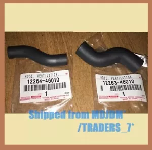 New Genuine BREATHER VENTILATION HOSES Set TOYOTA 94-98 SUPRA MK4 JZA80 2JZ-GTE - Picture 1 of 4