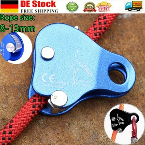 Klettern Steigklemme Seilklemme Handsteigklemme Sicherungsgerät für 8-13 mm DHL - Bild 1 von 25