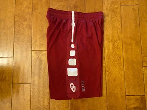 Nike Elite Stripe Oklahoma Sooners Trae Young Training Basketball Spiel Shorts - Bild 1 von 3