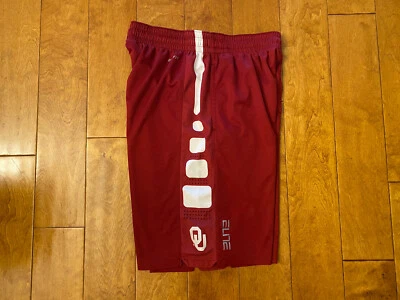 Nike Elite Stripe Oklahoma Sooners Trae Young Practice Basketball Game Shorts - Image 1 of 3