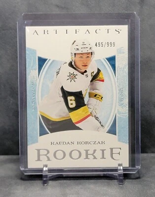 Kaedan Korczak 2022-23 Artifacts Rookie /999 #197 Vegas Golden Knights - Image 1 of 2