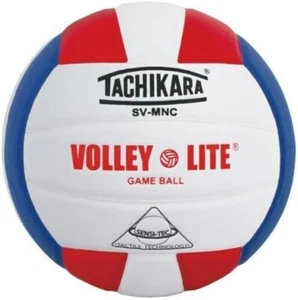Tachikara SV-MNC Volley-Lite Ball ( Scarlet/White/Royal ) - Picture 1 of 1