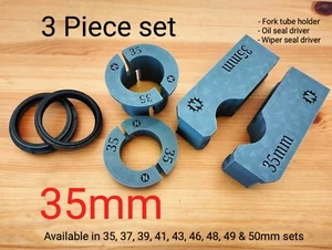 35mm Fork Seal Driver & Holder SET - KTM 65SX 50SX 50SX 50mini 50 65 WP SX - Picture 1 of 13