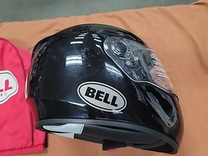 Bell Helmets SRT Motorcycle Helmet | Gloss Black - 7092386 Adult L - Picture 1 of 12