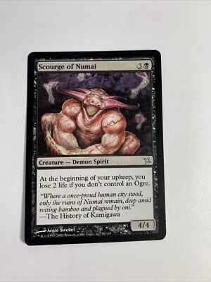 MTG Scourge of Numai ~  Betrayers of Kamigawa 80/165 Regular Uncommon - NM - Image 1 of 4