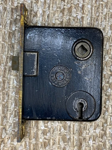 Antique Reading Knob Works Interior Mortise Lock Door Hardware Cover