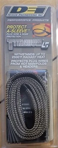DEI Protect A-sleeve Plug Wire & Hose Protectoon Titanium LR. 1/2 in X 4 ft - Picture 1 of 7