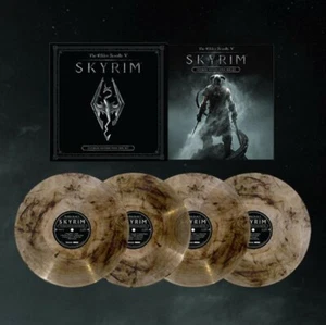 Skyrim Ultimate Edition Vinyl Soundtrack 4xLP Record Box Set Paarthurnax Variant - Picture 1 of 5