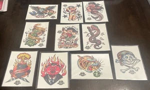 2020 GPK Garbage Pail Kids 35th Anniversary Temporary Tattoo Set of 10 - Picture 1 of 1
