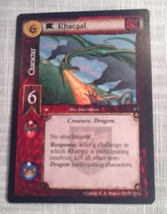 Game of Thrones, Collectible Cards, Rhaegal (p7), Dragon - Picture 1 of 1