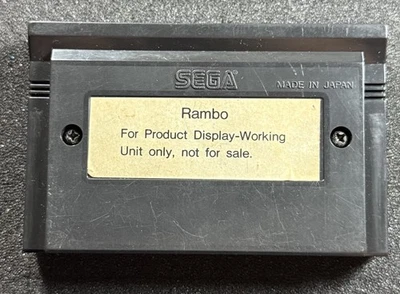 Rambo: First Blood Part II - Kiosk - Demo Cartridge (Sega Master System SMS) - Image 1 of 2