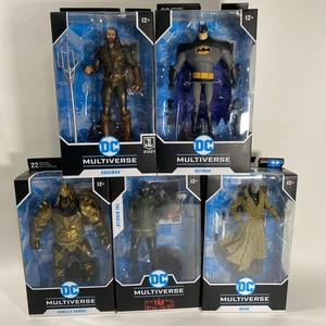 McFarlane Toys DC Multiverse - Batman HUSH Gorilla The Riddler & Aquaman 5 Teile Lot - Bild 1 von 10