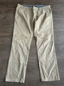 Men’s GANT Soho Chinos W40 L32 Tan 100% Cotton Trousers Low Waist Narrow Fit - Picture 1 of 14