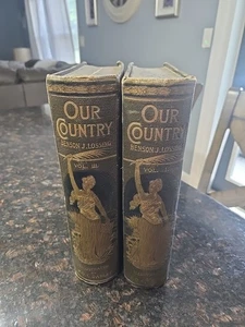 Our Country ︱Household History of US ︱Vol 1 & 3︱1895︱Antique Book Set - Picture 1 of 12