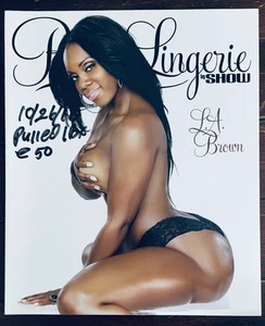 DESSOUS/BIKINI/BADEANZUG KING MAGAZIN SCHWARZ DESSOUS VON SHOW #13 L.A. BRAUN - Bild 1 von 2