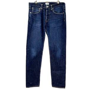 Edwin Dark Blue Japanese Cloth Denim Slim Tapered Jeans W34 - Picture 1 of 6