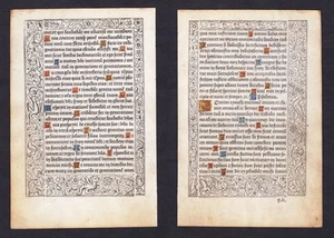 Book of Hours Stundenbuch Livre d'heures Incunable Pigouchet Paris 1490 - Imagen 1 de 1