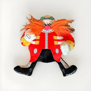 Kidrobot Sonic The Hedgehog RARE Fuzzy Mustache Dr. Eggman Phunny Plush 8” - Picture 1 of 5