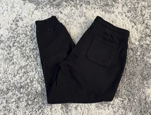 Old Navy, Pantalone Felpa Uomo Joggers Nero Gamba Conica Taglia Large - Foto 1 di 1