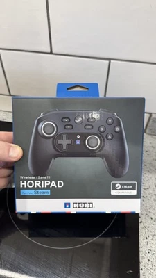 HORI Wireless HORIPAD for Steam (Midnight Black) - Pro Controller New Boxed - Image 1 of 4