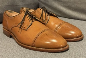 Zapatos de vestir Allen Edmonds Colton Captoe Brogue Derby para hombre talla 11 D - Imagen 1 de 12