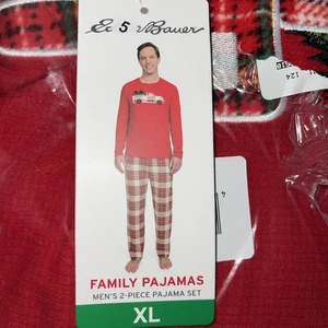 Eddie Bauer FamilyChristmas PJ Set Gr. XL kariert LKW Neuheit Cozy Holidays - Bild 1 von 2