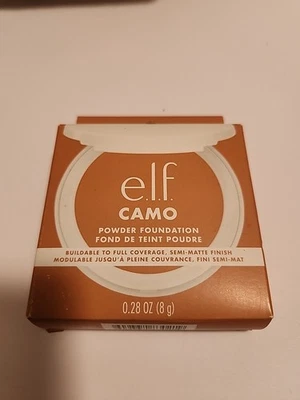 e.l.f. Camo Powder Foundation Medium 370 N Buildable Semi Matte Finish - Image 1 of 2