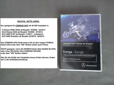 DVD Navigation Mercedes COMAND APS NTG4 EUROPA 2019 GLK X204 C-Klasse W204 S204 - Bild 1 von 4