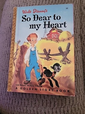 Vintage Golden Story Book Walt Disney's So Dear to My Heart  1950 - 128 Pages - Image 1 of 4
