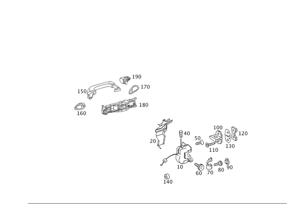 Mango original Mercedes-Benz 211-760-07-70-9999 Foto 1 de 1
