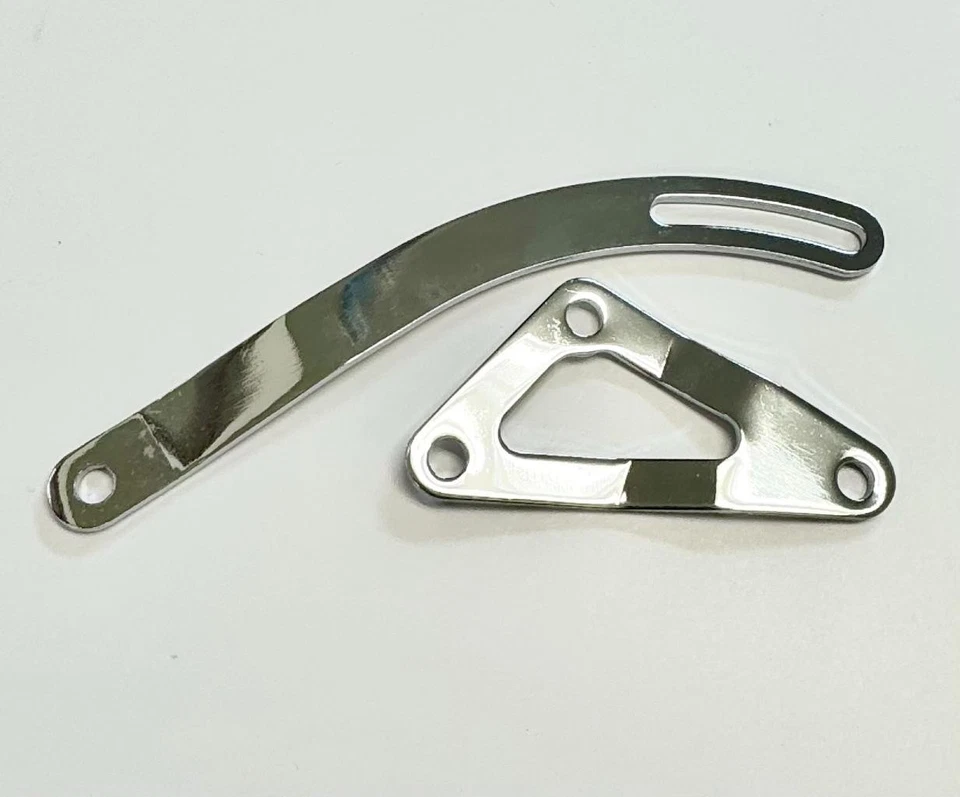 Soporte alternador cromado bloque pequeño Mopar Chrysler 318 340 360 Dodge Plymouth Foto 1 de 1