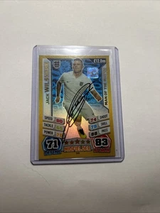 TOPPS MATCH ATTAX BRAZIL 2014 WORLD CUP- #249 JACK WILSHERE ENGLAND - AUTOGRAPH - Picture 1 of 4