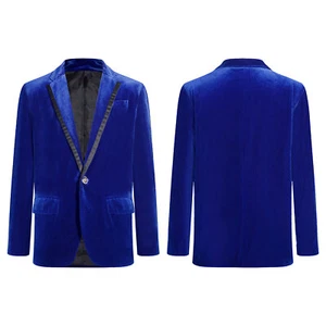 Kids Boys Blazer Sports Suit Classic Coat Single Breasted Outwear Performance - Picture 1 of 38