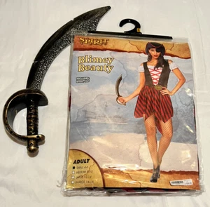 Espíritu Halloween Blimey Belleza Pirata Doncella Disfraz Adulto SM 4-6 SIN Sombrero LEER - Imagen 1 de 8