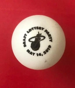 Miami Heat 2019 Draft Party Ping Pong Ball - Basketball Season Promo! - Rare - Picture 1 of 1